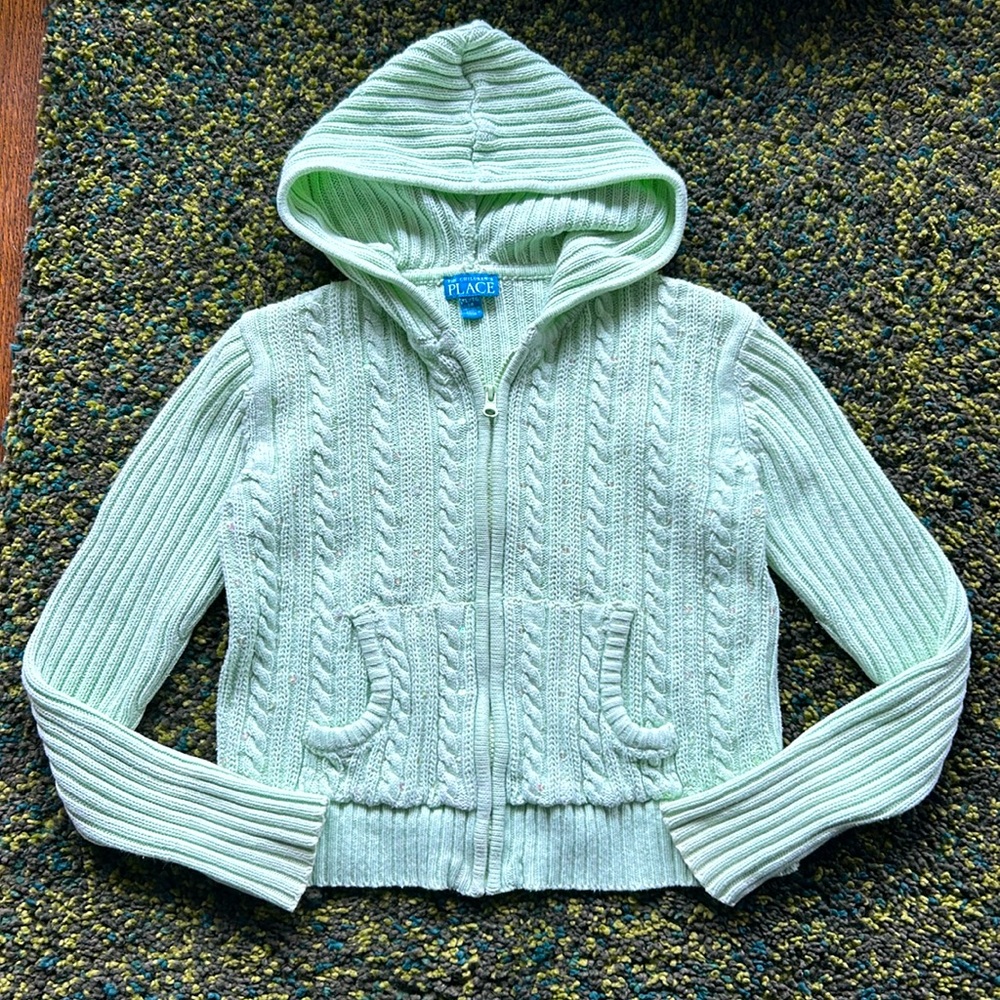 y2k Knit Hoodie / Sweater with Sequins